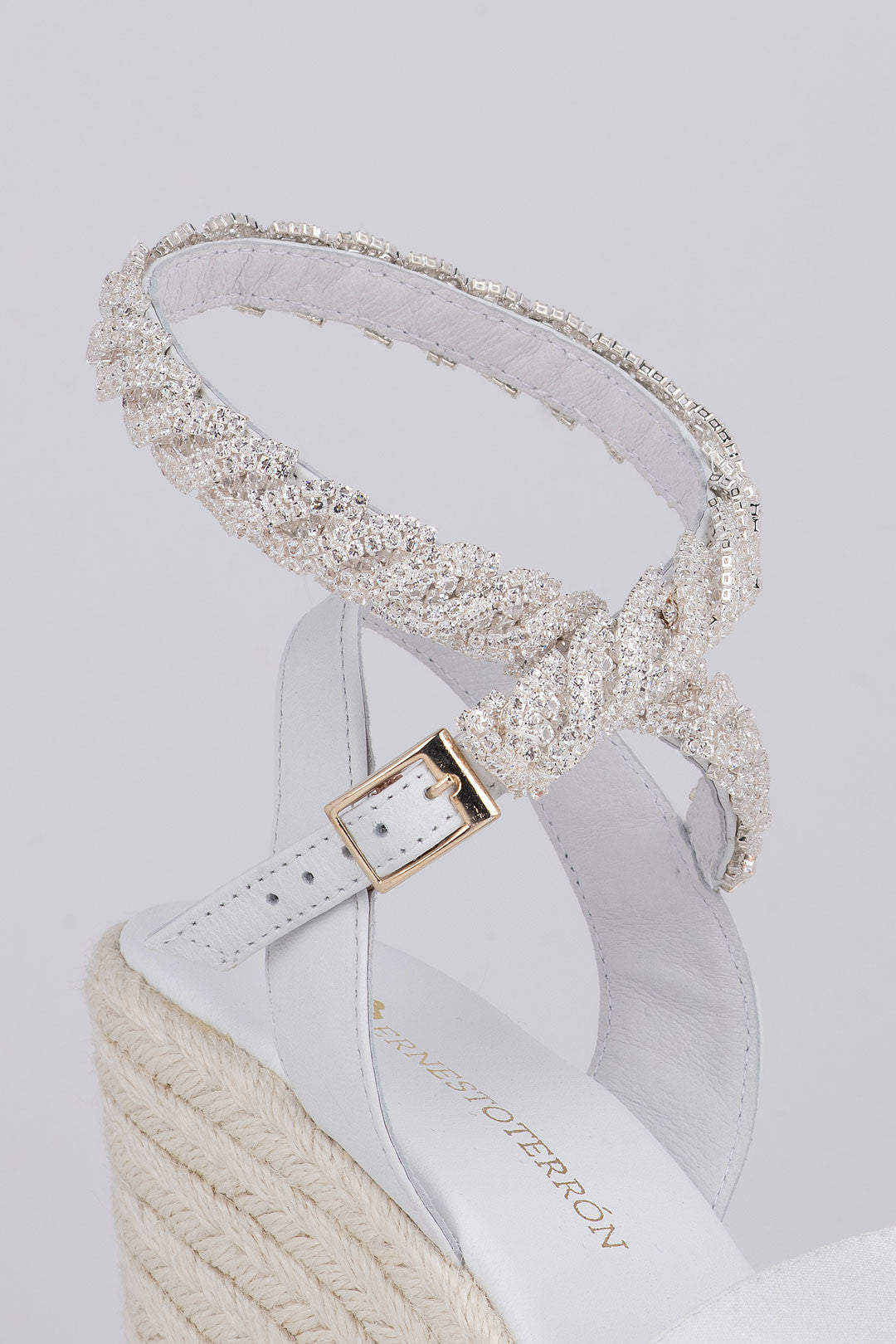 Espadrille for bride Ernesto Terrón model NARA