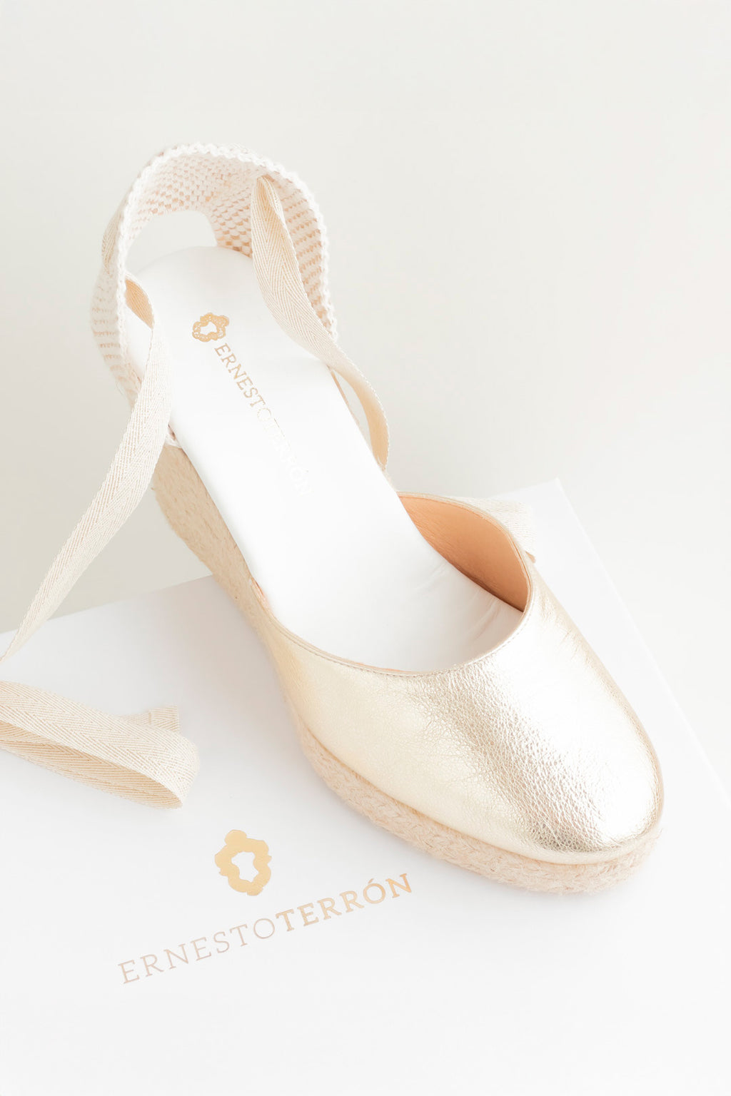 Rosa Clará CuÃ±a De Novia Ernesto Terron Alpargatas De Novia Rosa